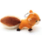 Cute Flying Squirrel Keychain Right