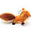 Cute Flying Squirrel Keychain Right