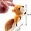 Cute Flying Squirrel Keychain Handheld Size