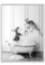 Kangaroo Framed Bath Poster JEAR