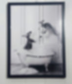 Kangaroo Framed Bath Poster JEAR
