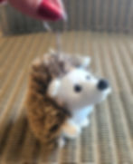 hedgehog key chain toy gift